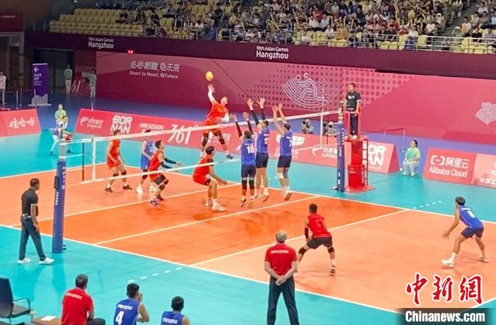 中国男排主场首战告捷3-0力克吉尔吉斯斯坦