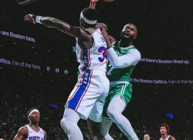 76人爆冷逆转凯尔特人，大比分1-1扳平